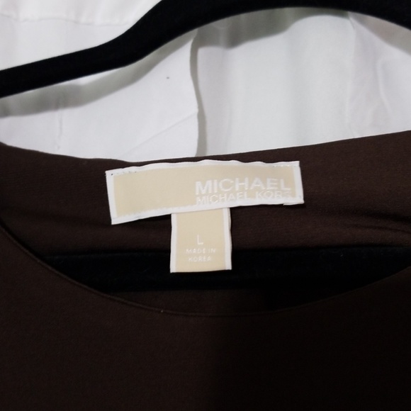 Michael Kors sleevless brown top fringe bottom - Picture 4 of 8